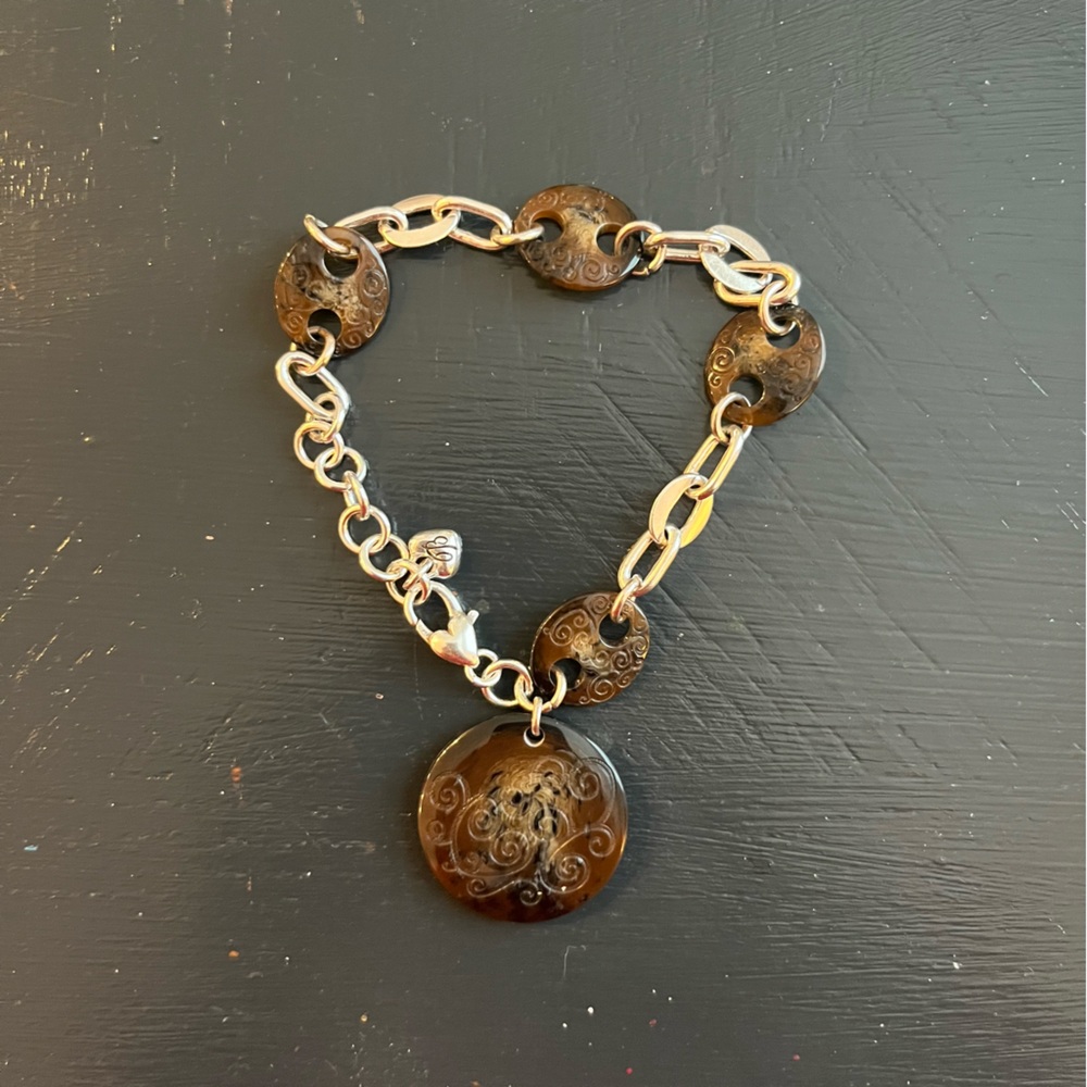 Brighton Carved Charm Bracelet